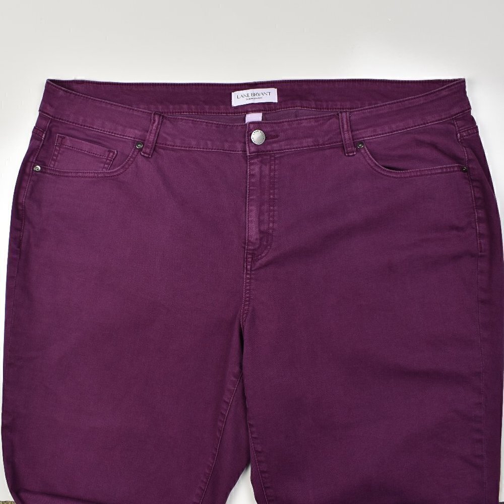 Lane Bryant Girlfriend Crop Jeans 24 - Picture 4 of 6